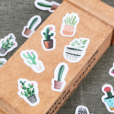 Pegatinas cactus para proyectos DIY