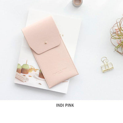 Iconic - estuche elegante - slit pencase color rosa