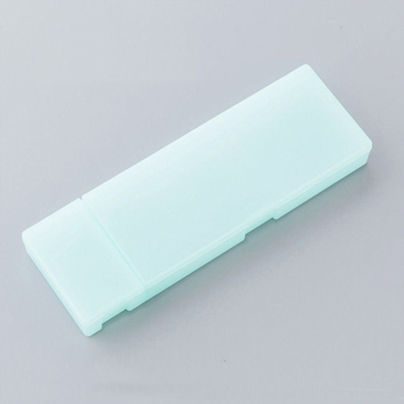 estuche plástico translúcido - frost box mint_estilographica