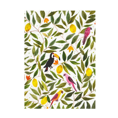 Libreta con pájaros exóticos de la diseñadora Sonia Cavallini